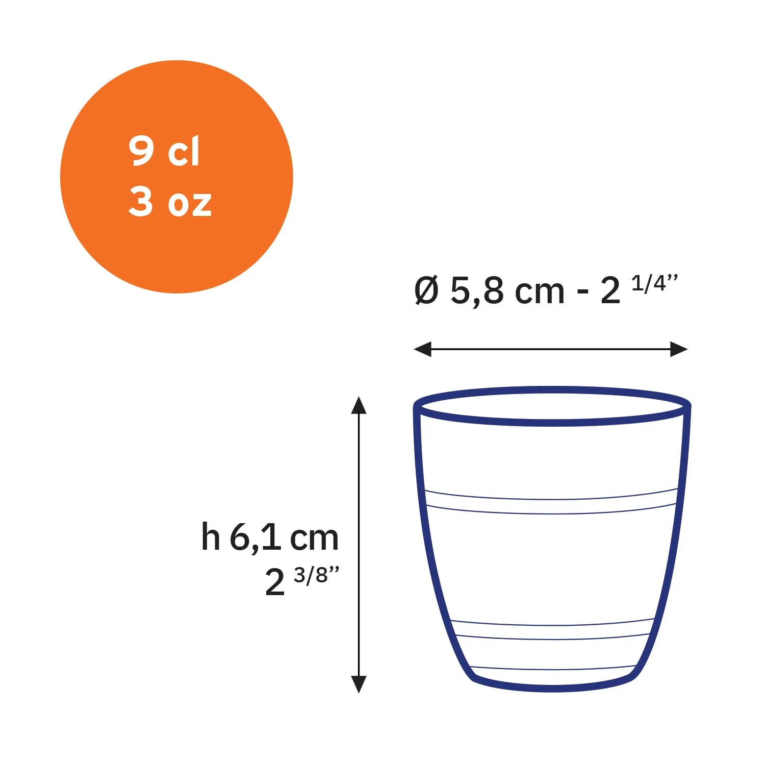 Glass Tumblers - Set of 6
