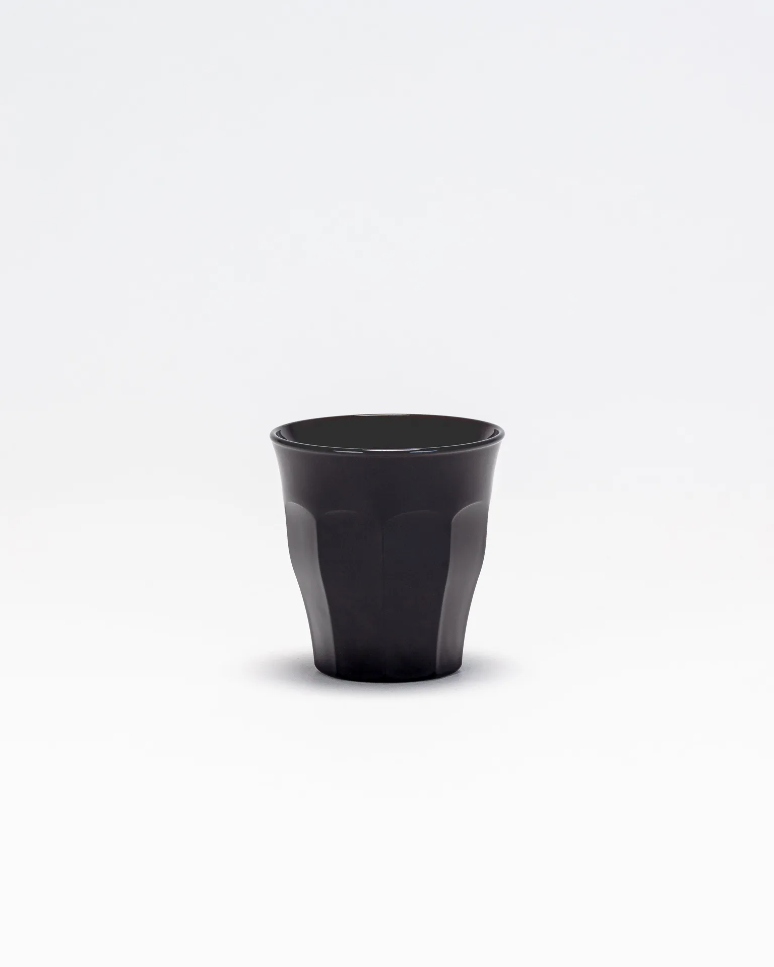 Black Glass Tumbler - Set of 6